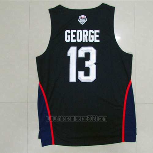 Camiseta USA 2016 Paul George #13 Azul
